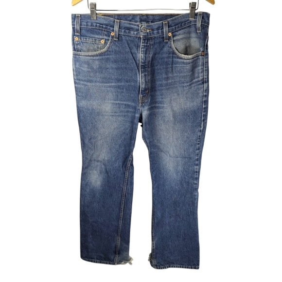Levi Strauss & Co. 517 boot cut 36x30 men's denim Jeans 100% cotton made in USA - Picture 1 of 8